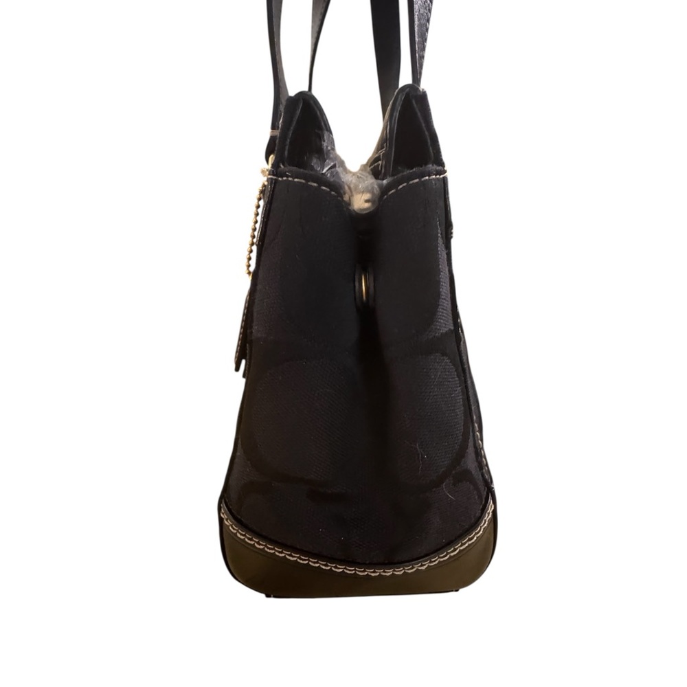 Coach Hampton Signature Stripe Satchel — 2007 - Picture 4 of 12